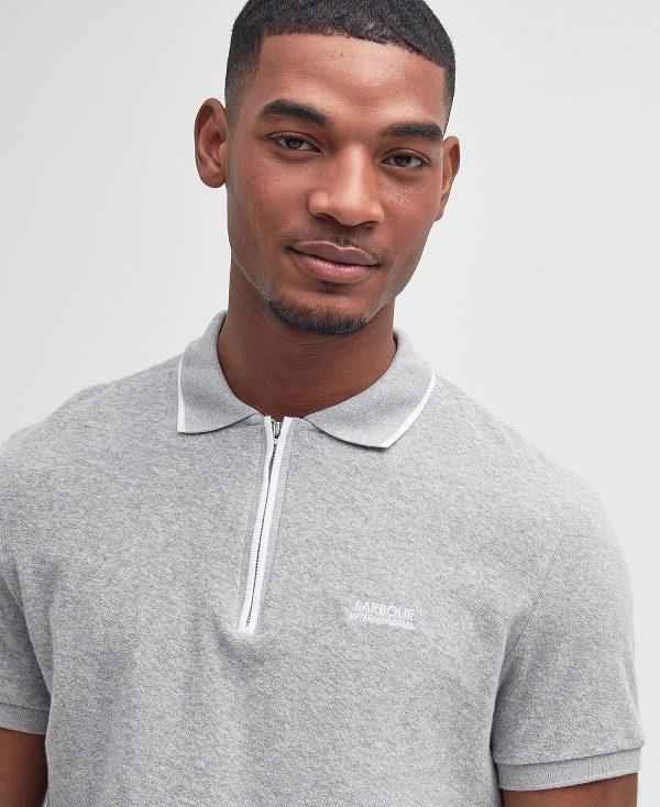 Barbour Wilton Terry Short-sleeved Polo Shirt Grå | BABO88198