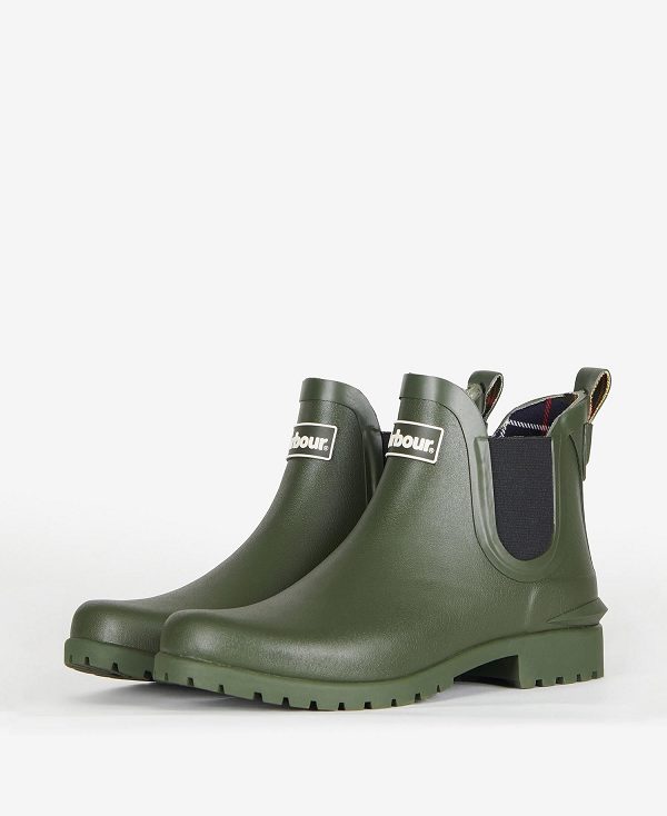 Barbour Wilton Wellingtons Olivengrøn | BABO89926