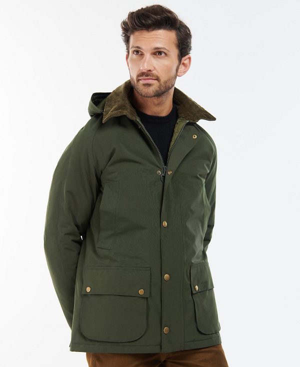 Barbour Winter Ashby Waterproof Jacket Olivengrøn | BABO87411