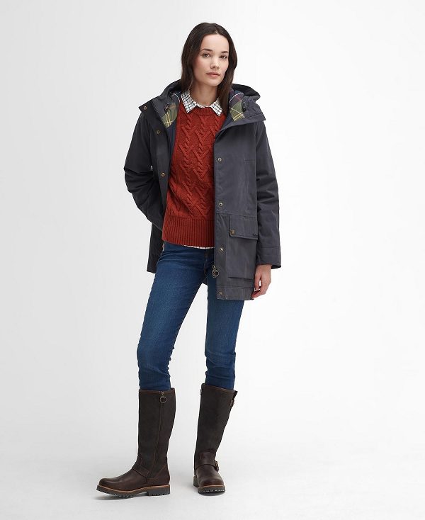 Barbour Winter Beadnell Jacket Mørkeblå | BABO89391