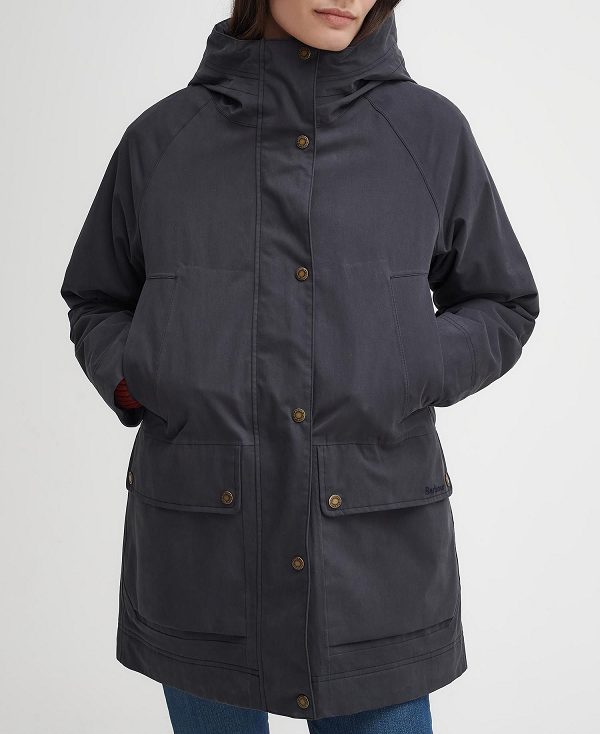 Barbour Winter Beadnell Jacket Mørkeblå | BABO89391