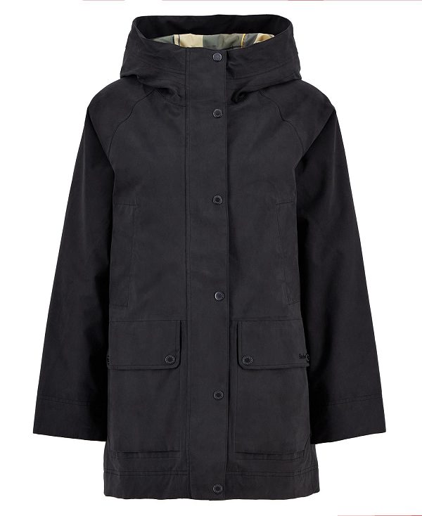 Barbour Winter Beadnell Waterproof Jacket Sort | BABO89389