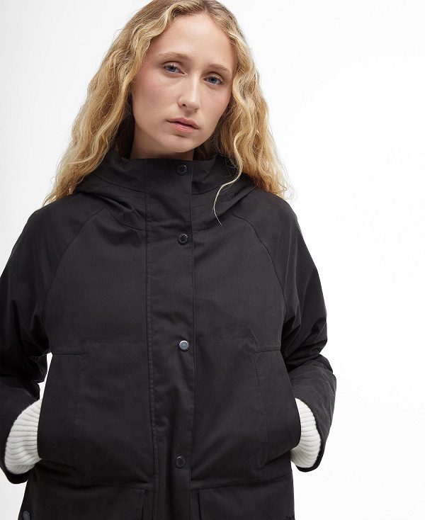 Barbour Winter Beadnell Waterproof Jacket Sort | BABO89389