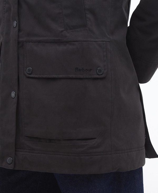 Barbour Winter Beadnell Waterproof Jacket Sort | BABO89389