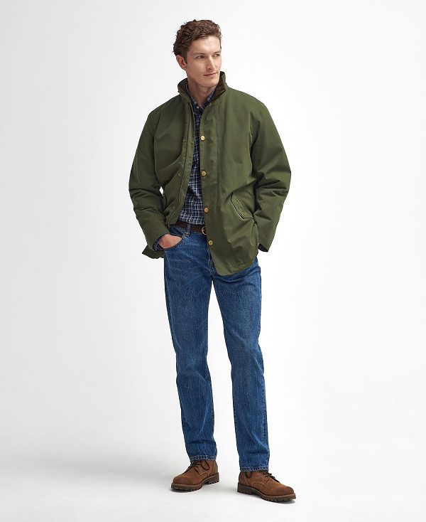 Barbour Winter Spoonbill Waterproof Jacket Olivengrøn | BABO87419