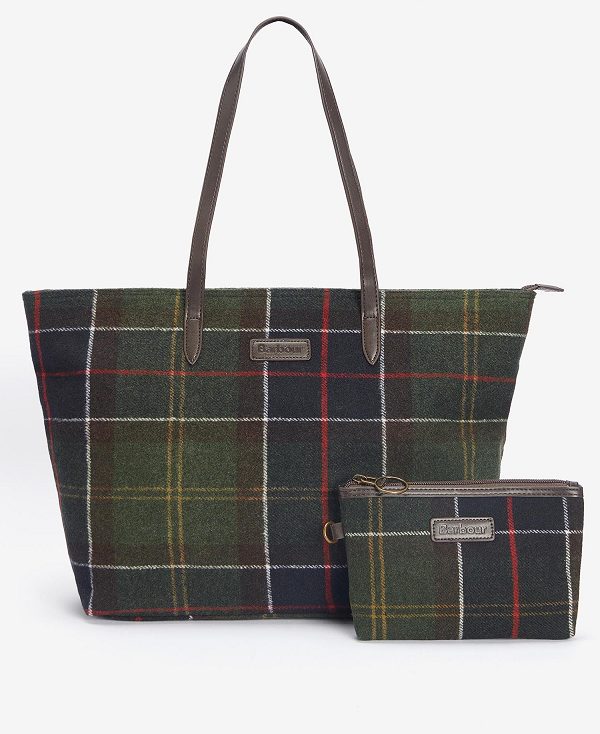 Barbour Witford Tartan Tote Bag Tartan | BABO89949