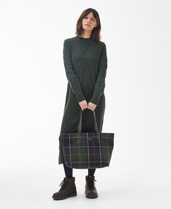 Barbour Witford Tartan Tote Bag Tartan | BABO89949