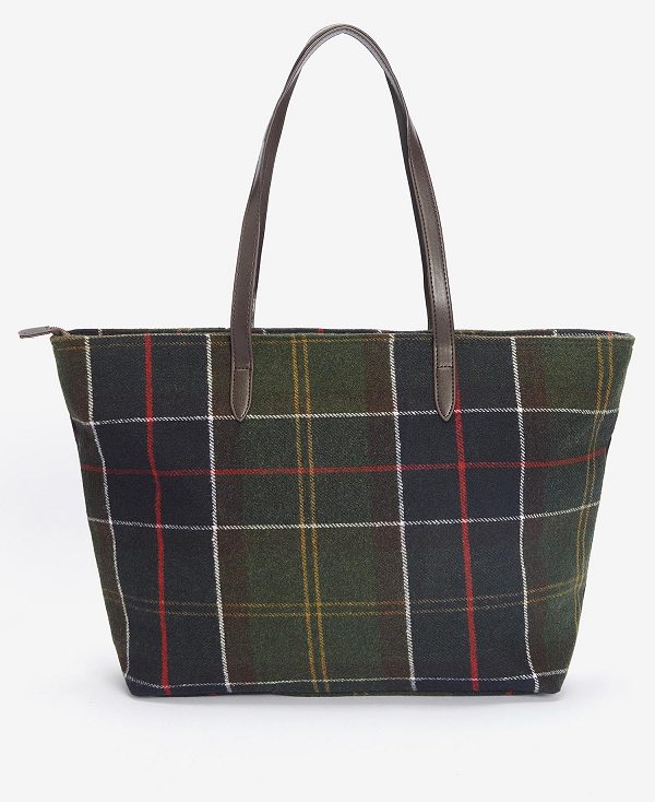 Barbour Witford Tartan Tote Bag Tartan | BABO89949