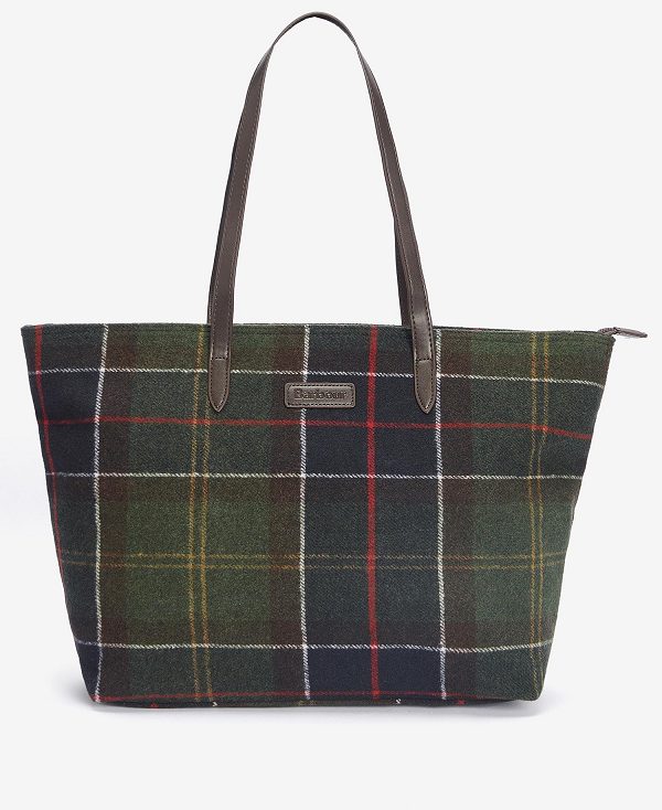 Barbour Witford Tartan Tote Bag Tartan | BABO89949