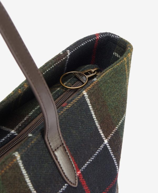 Barbour Witford Tartan Tote Bag Tartan | BABO89949