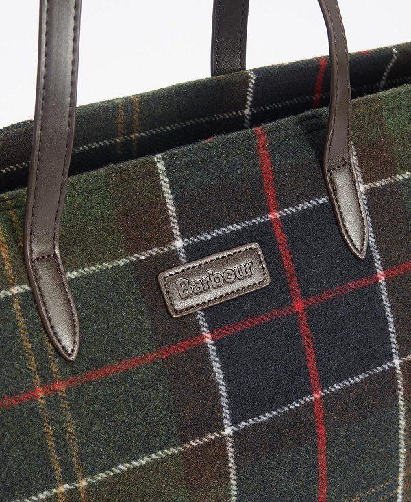 Barbour Witford Tartan Tote Bag Tartan | BABO89949