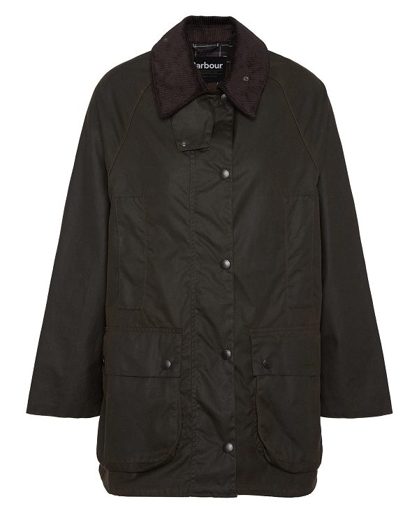 Barbour Women'S Beaufort Waxed Jacket Sort | BABO89215