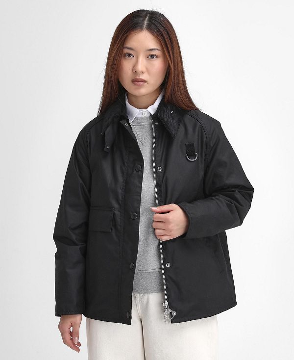 Barbour Women'S Spey Waxed Jacket Sort | BABO89222