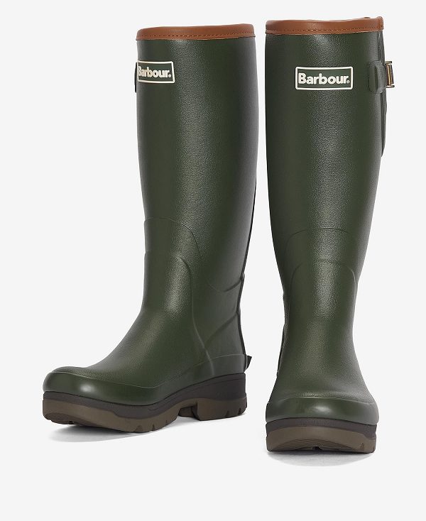 Barbour Women'S Tempest Wellington Boots Olivengrøn | BABO89925