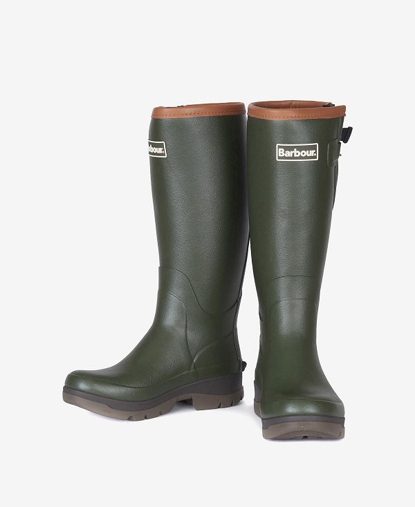 Barbour Women'S Tempest Wellington Boots Olivengrøn | BABO89925