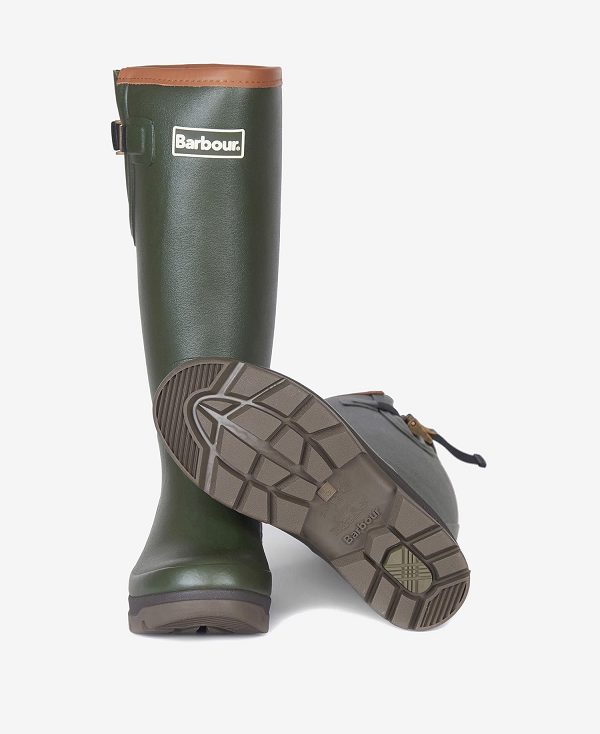 Barbour Women'S Tempest Wellington Boots Olivengrøn | BABO89925