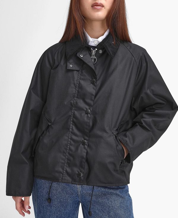 Barbour Women'S Transport Waxed Jacket Sort | BABO89231