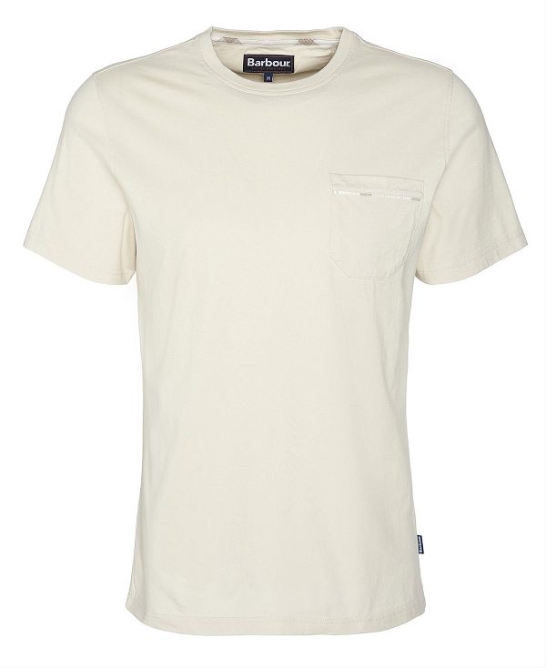 Barbour Woodchurch T-shirt Beige | BABO88376