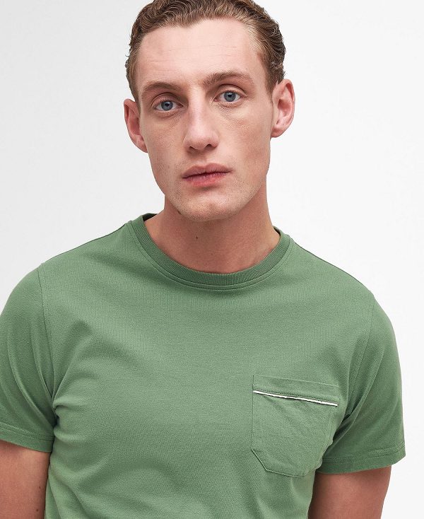 Barbour Woodchurch T-shirt Grøn | BABO88362