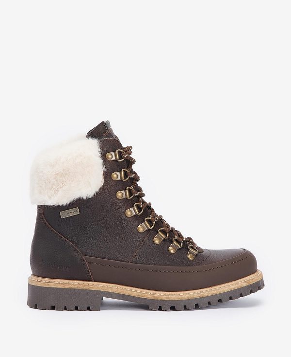 Barbour Woodside Hiker Boots Mørkebrune | BABO89875