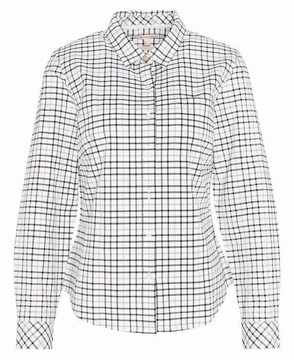 Barbour Woodside Tailored Long-sleeved Shirt Flerfarvede | BABO89520