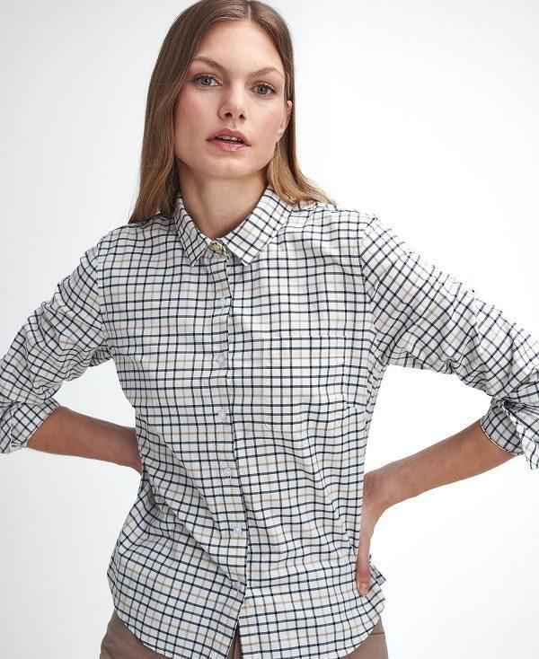 Barbour Woodside Tailored Long-sleeved Shirt Flerfarvede | BABO89520