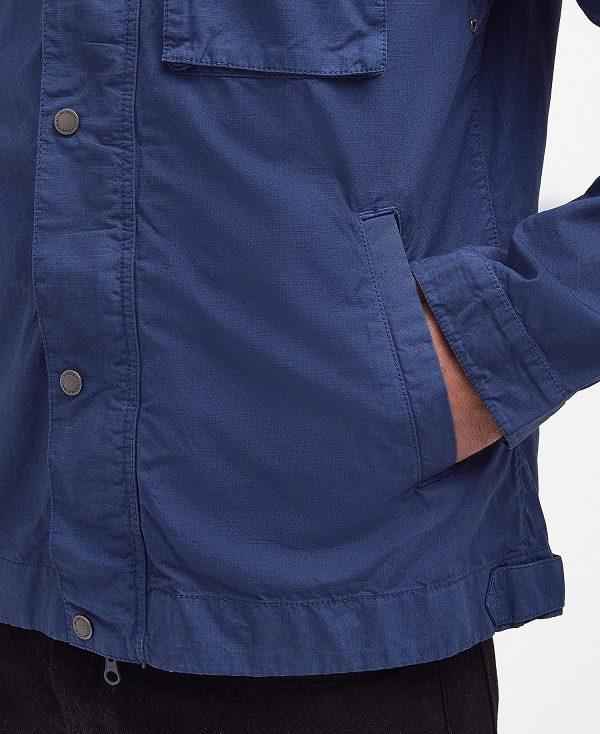 Barbour Workers Casual Jacket Dyb Blå | BABO87468