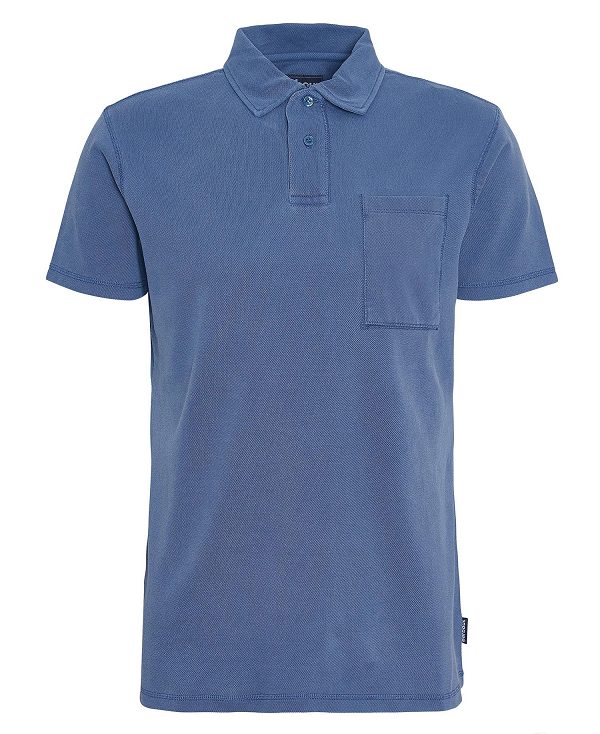 Barbour Worsley Pocket Polo Shirt Blå | BABO88123