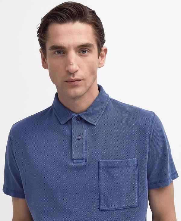 Barbour Worsley Pocket Polo Shirt Blå | BABO88123