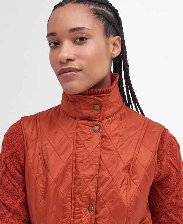 Barbour Wray Gilet Rød | BABO89459